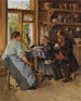 Visita en la cocina - Vladimir Egorovich Makovsky — vista de la obra