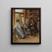 Visita en la cocina - Vladimir Egorovich Makovsky — cuadro enmarcado en la pared