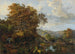 A landscape with a waterfall and dogs - Vladimir Osipovich Sherwood — artwork view