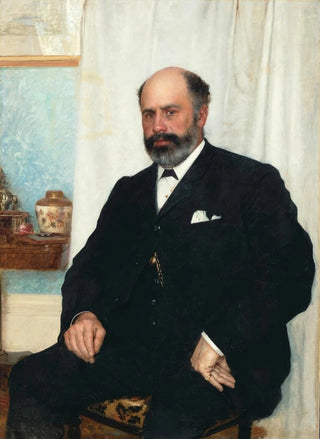 Vlaho Bukovac - Portrait of George Hepburn.webp