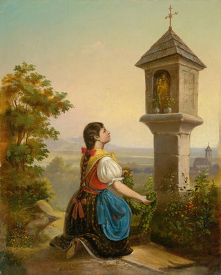 Vojtech Klimkovi - At a Wayside Shrine.webp