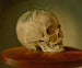Still life with a skull and a forget-me-not - Vojtech Klimkovič — artwork view