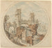 Viajeros entre ruinas romanas - Pieter Stevens — vista de la obra