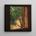 Vrnedamsvej Vista desde una ventana inclinada - Julius Exner — cuadro enmarcado en la pared