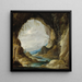 Vista de una cueva - David Teniers el Joven — cuadro enmarcado en la pared