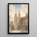 Vista de Bayeux – Thomas Shotter Boys (1832) — cuadro enmarcado en la pared