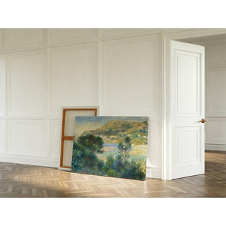Vue de Monte Carlo depuis le Cap Martin - Pierre-Auguste Renoir | Reproduction Tableau Décoration murale affiche copie