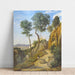 Reproduction of the painting View of Volterra - Jean-Baptiste Camille Corot