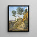 Reproduction of the painting View of Volterra - Jean-Baptiste Camille Corot