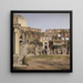 Vue de l'intérieur du Colisée - Christoffer Wilhelm Eckersberg — framed artwork on a wall