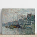 Reproduction of the painting View of the Prins Hendrikkade and the Kromme Waal in Amsterdam - Claude Monet