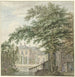 View of the Luxembourg House in Maarssen on the Vecht - Hermanus Petrus Schouten — artwork view
