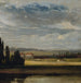 Vista de paisaje con un cielo nublado alto - Johan Christian Dahl — presentado en un interior