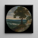 Panoramic view painting of Avignon - Jacques Fouquier — framed artwork on a wall