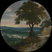 Panoramic view painting of Avignon - Jacques Fouquier — artwork view