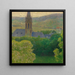 Vista de la iglesia parroquial de Heiligenstadt San Miguel - Carl Moll — cuadro enmarcado en la pared