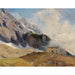 Reproducción del cuadro Vista del cuadro sobre la cabaña de Mainzer, Hohen Tauern con el Großen Wiesbachhorn al fondo - Marie Egner