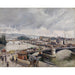Reproducción del cuadro Vista del Gran Puente, Rouen, Lluvia - Camille Pissarro