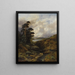 Una garganta tumultuosa en las Highlands - William Mellor — cuadro enmarcado en la pared