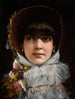 retrato de una joven con flequillo - Wacław Józef Koniuszko — vista de la obra