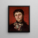 Retrato de Maria Godlewska nacida Popiel - Władysław Czachórski — cuadro enmarcado en la pared