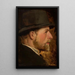 Portrait painting of Stanisław Czachórski 1853-1904, artist’s brother - Władysław Czachórski — framed artwork on a wall