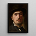 Portrait of Witold Urbański - Władysław Czachórski — framed artwork on a wall