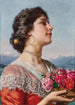 Young Flower Girl - Władysław Czachórski — artwork view