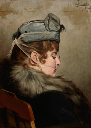 Wadysaw Jan Pochwalski - Portrait of the Lady in a Veil.webp