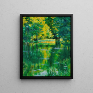 Wadysaw Podkowiski - Lake in a park.webp