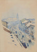 View of Nowy Świat in Warsaw in winter - Władysław Podkowiński — artwork view