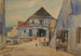 Place du marché à Kazimierz sur la Vistule - Władysław Skoczylas — vista de la obra