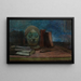 Máscara y Libros - Władysław Ślewiński — cuadro enmarcado en la pared