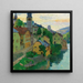 Waidhofen an der Ybbs - Carl Moll — cuadro enmarcado en la pared