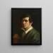 Autorretrato - Walenty Wańkowicz — cuadro enmarcado en la pared