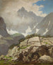 Refuge sous roche du révérend Stolarczyk dans les Tatras - Walery Eljasz-Radzikowski — artwork view