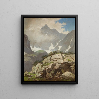 Walery EljaszRadzikowski - Rock Refuge of Reverend Stolarczyk in the Tatra Mountains.webp