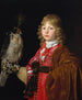 Retrato de un niño con un halcón - Wallerant Vaillant — vista de la obra
