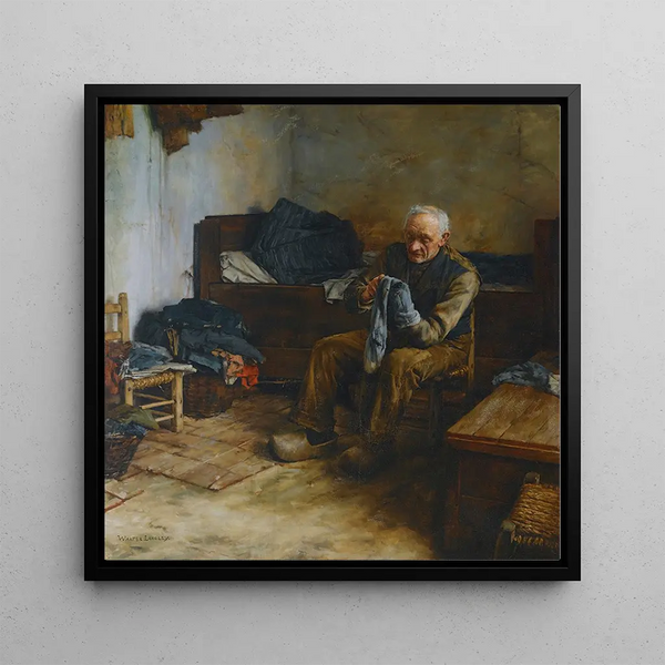 Cuadro Un campesino flamenco - Walter Langley | Impresión artística
