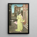Un heraldo de la primavera - Walter Crane — cuadro enmarcado en la pared
