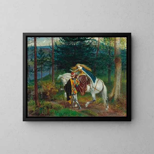 La Belle Dame sans merci - Walter Crane — cuadro enmarcado en la pared