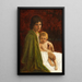 Madre con niño - Walter Firle — cuadro enmarcado en la pared