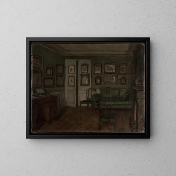 Un intérieur - Walter Gay — cuadro enmarcado en la pared