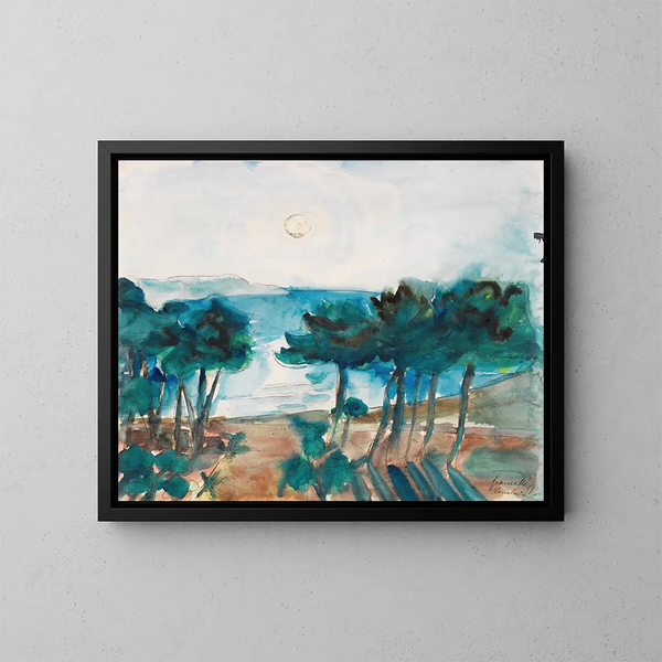 Cavalaire - Walter Gramatt — cuadro enmarcado en la pared