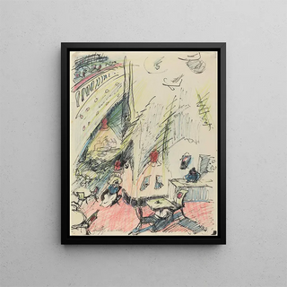 Walter Gramatt - Das leere Caf The Empty Caf.webp