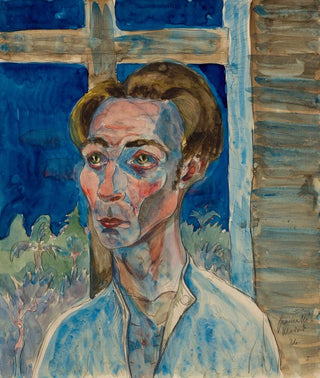 Walter Gramatt - Myself with a Window Frame Cross.webp