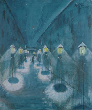 Walter Gramatt - Nchtliche Strasse Street By Night.webp