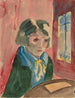 Mujer en la ventana - Walter Gramatt — vista de la obra