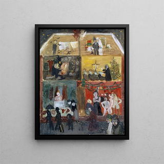 Walter Kurt Wiemken - Cross Section of a House.webp