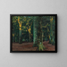 Un interior de bosque - Walter Leistikow — cuadro enmarcado en la pared